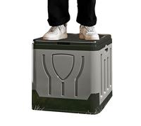 Toilette Portable Pour Camping,Siège Ergonomique avec Couvercle | Grandes Toilettes Portables de Camping,Pour Plein Air Pêche Randonnée Voiture Plage Tente Bateau Randonnée Adultes Personnes