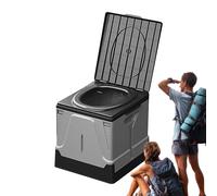 Toilette portable pour camping - Toilette pliable pour extérieur | Toilettes pour véhicules de loisirs | Capacité de charge 400 livres | Toilettes pliantes pour voiture | Toilettes pliables