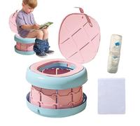 Toilette portable pour - toilettes de voyage, toilettes de formation au pot | Fonction de nettoyage rapide Pot de voyage pliable pour la formation au pot, garde-boue et WC avec fond