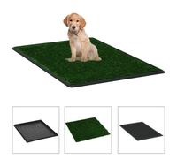 Toilette pour Animaux avec Plateau et Gazon Artificiel Apprentissage vidaXL