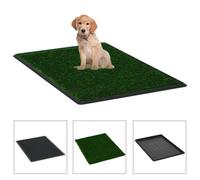 Toilette pour Animaux avec Plateau et Gazon Artificiel Apprentissage vidaXL