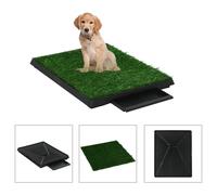 Toilette pour Animaux avec Plateau et Gazon Artificiel Apprentissage vidaXL