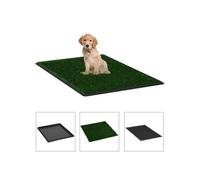 Toilette pour Animaux avec Plateau et Gazon Artificiel Apprentissage vidaXL