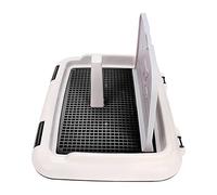 Toilettes pour Chiens, Toilettes pour Chiots et Chats pour Chiens mâles pour Petits Chiens(Le Noir)