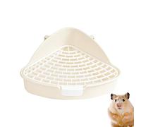 toilette pour lapin | Bac à litière triangulaire pour chat avec grancapacité et haute protection contre les projections d'eau | Toilettes d'angle pour animaux compagnie - Litière