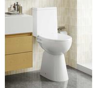 Toilette sans rebord 7cm Hauteur Supplémentaire Fermeture Douce Céramique vidaXL