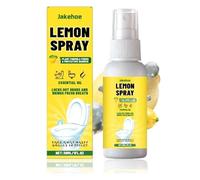 Toilette Spray,Desodorisant Maison WC,Destructeur d'odeur,Désodorisant Toilette,Parfum Citron,Parfum d'intérieur Spray,30ml,Convient aux Maisons,Hôtels et Immeubles de Bureaux