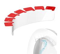 Toiletten Spritzschutz,Universeller Urinschutz für Toilettensitz,Urinabweiser Verhindert das Verschütten von Urin, für Runde und Ovale Toiletten,Transparenter Töpfchentraining Pee Spritzschutz,1 Pcs