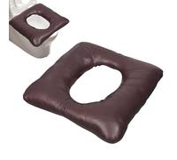 Toilettensitzkissen aus PU-Leder - 8cm Extra Dicke Toilettensitzerhöhung - Weich gepolsterte WC-Sitzauflage für Senioren, Schwangere & Kinder - Wasserdicht, Rutschfest & Waschbar