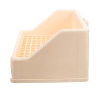 Toilettes D’entraînement pour Lapin et Cochon D’inde en Plastique Beige