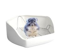 Toilettes d'angle pour petits animaux de compagnie, bac à litière pour lapin - Design métallique amovible pour animal domestique, pot d'apprentissage de la propreté pour lapin, poulet