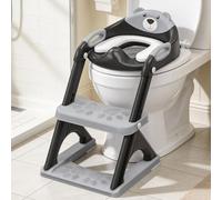 Toilettes d'apprentissage de la propreté pour les tout-petits, siège | SKYROKU, Convient aux toilettes rondes et allongées, 6 hauteurs, pare-éclaboussures, pliable, peut contenir plus de 200 kg