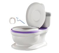 Toilettes D'apprentissage De La Propreté Pour - Siège De Salle De Bain Pour Tout-petits 39 X 29 X 35 Cm, Matériau PP Facile À Nettoyer, Entraîneur D'habitudes De Chasse D'eau, Porte-papier Int