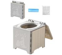 Toilettes de camping pliables : siège de voyage portable, équipement pour activités de plein air, design compact et pliable | Siège d'entraînement pour aller aux toilettes pour hommes, femmes, n