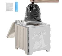 Toilettes de camping portables - Pot pliable en plein air, commode de voyage légère | Équipement compact pour la randonnée en camping-car, les aventures de pêche sur la plage, aide à la mobilité plus