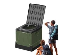 Toilettes de camping portables - Toilettes | Capacité de charge 400 livres, Pliable Toilettes Pliable Camping Léger sans solution de transport de continent pour voitures pour embouteillages, adultes