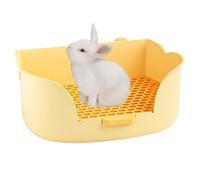 Toilettes de lapin, litière de lapin, ACCESSOIRES DE LA LITTERNE SEMI-CLOSEMENT ARRIVÉS SUPPUL ACCESSIONS, Small Animals Supplies, Training Toilet Pan, maisons et habitats pour la famille, les amis, l