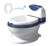 Toilettes de propreté - Fixation de siège antidérapante, protection anti-éclaboussures réglable, brosse de nettoyage amovible, conception de poignée ergonomique | Idéal pour les tout-petits qui