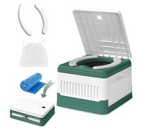 Toilettes de voyage pour enfants - Pot portable pour voyage - Siège de toilette pour enfants - Pour les voyages et le camping - Avec sac de rangement, coussin d'assise en polyuréthane et 20 sacs