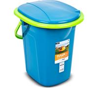 Toilettes de voyage WC Toilettes de camping Seau mobile Camping Outdoor Seau 19L Turquoise-Limite