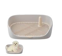 Toilettes intérieures pour chiens,Support de tapis de pipi de bac à litière d'intérieur pour chien - Bac à litière intérieur et extérieur pour toilettes pour chiens, support pour coussinet de pipi d'e