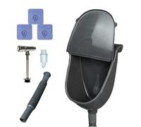 Toilettes murales masculines - Aménagement extérieur couvert pour utilisation portable de salle de bain, une base de toilettes avec une installation facile, un accessoire de bains pour han