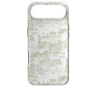 Toilettes New York Vert Olive, I Love NYC, Central Park Coque pour iPhone Air