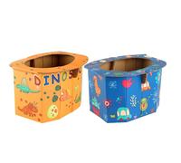 Toilettes Pliantes D'extérieur Pour Enfants, Poubelle Portable De Voyage, Toilettes D'urgence De Camping Avec Sac Poubelle