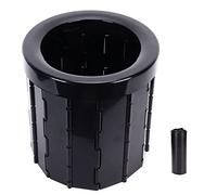 Toilettes Pliantes pour Voiture, capacité de Charge de 300 Chats, Pliable, Portable, Hauteur Confortable, Pot Porta pour Camping et Voyage (Ronde)