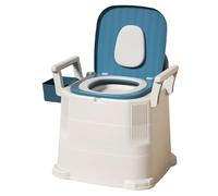 Toilettes portables - Chaise percée pliable pour le camping, les voyages en plein air | Résine légère avec cadre, seau amovible, siège de toilette portable pour personnes âgées en intérieur