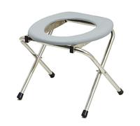 Toilettes portables de camping pour femme enceinte, chaise percée pliable pour adulte, chaise percée légère en acier inoxydable, siège de toilette surélevé à 400° pour personnes âgées, voyage pour