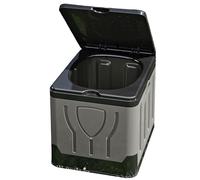 Toilettes portables de camping - Siège de voyage pliable, seau d'extérieur léger | Design compact de transport, système d'étanchéité anti-odeurs, tabouret pliable facile à nettoyer pour les voyages