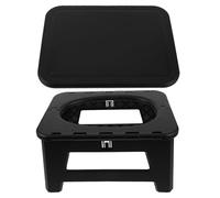 Toilettes Portables Pliables Chaise Percée Compacte pour Adultes, Pp Noir | Fermeture Avancée, Confort, Usage Extérieur, Déplacements et Camping, Format Pliable, Design Portable