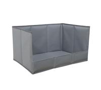 Toilettes Portables pour Chiens - Boîte À Intérieure Pliante À Paroi Haute, Plateau d'apprentissage De La Propreté pour Animaux De Compagnie, Conception Et Facile À Nettoyer, Accessoire P
