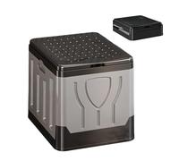 Toilettes portables pour le camping - Siège pliable confortable avec couvercle, toilettes pliables pour le camping, pour voyage, pêche, voyage, plage, tente, bateau, randonnée, maison,