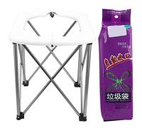 Toilettes portables pour le camping, toilettes de voyage pliables, siège de toilette portable, toilettes d'urgence pliables, siège de toilette de camping, pot pliable pour