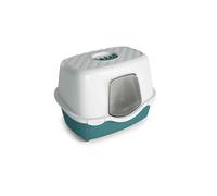 Stefanplast Maison de toilette Smart In allongée pour chat avec auvent 56 x 39 x H39 cm vert