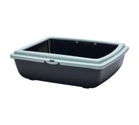 Toilettes Pour Chats Beeztees Juliet Eco, Bleu Clair/Noir, 48x38x14 Cm