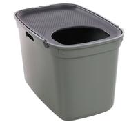 Toilettes Pour Chats Fermée Flamingo Olive Avec Fond Sans Couture Et Tapis