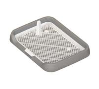 Toilettes pour chien - 47 x 36 x 5,5 cm - Grille en - Support de