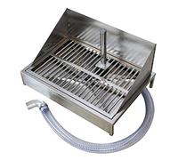 Toilettes pour chien en acier inoxydable avec système de rinçage automatique - Clôture et poteau amovibles pour l'apprentissage de la propreté en intérieur et en extérieur