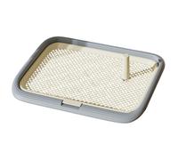 Toilettes pour Chiens, Plateau de Pot de Chien, 18x13x2 Litter bac à litière en Maille Non Glissante, Porte-cuivre en Mousse Chiot intérieur détachable pour Petit et Moyen Animal Compagnie