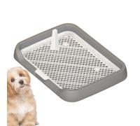 Toilettes pour Chiens - Plateau Plat pour urinoir avec Grille en, Support réutilisable pour uriner | Installation Facile, Colonne Amovible, urinoir intérieur, Fournitures de Formation