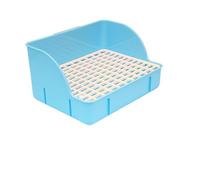 Toilettes pour lapin avec châssis surélevé, structure en filet à fond étroit, système de nettoyage pratique, guide de formation scientifique, détails humanisés pour cages, chinchillas, cochons d'Inde