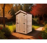 Toilettes seches, wc de jardin en bois 1,20x1,20m plancher