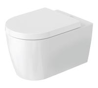 Toilettes suspendu Duravit Starck Me à fond creux sans bride avec HygienGlaze 37x57cm avec fixation dissimulée blanc mat 2529099000