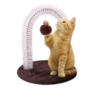 Toiletteur automatique pour chat, brosse de toilettage automatique pour chat, outil de perte de poils et épilateur avec griffoir intégré, jouet de massage antidérapant pour la protection des meubles