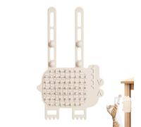 Toiletteur d'angle pour chat, brosse réglable en silicone, brosse murale pour chat, griffoir pour le visage des animaux, toilettage pour chat peu encombrant, facile à installer, toilettage doux pour