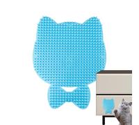 Toiletteur mural pour chat | Grattoir et masseur mural pour chat | Grattoir mural pour chat peu encombrant dureté modérée pour chaton/chiot long et court