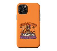 Toiletteur pour Chien Halloween Toilettage Les Petits Monstres Coque pour iPhone 11 Pro
